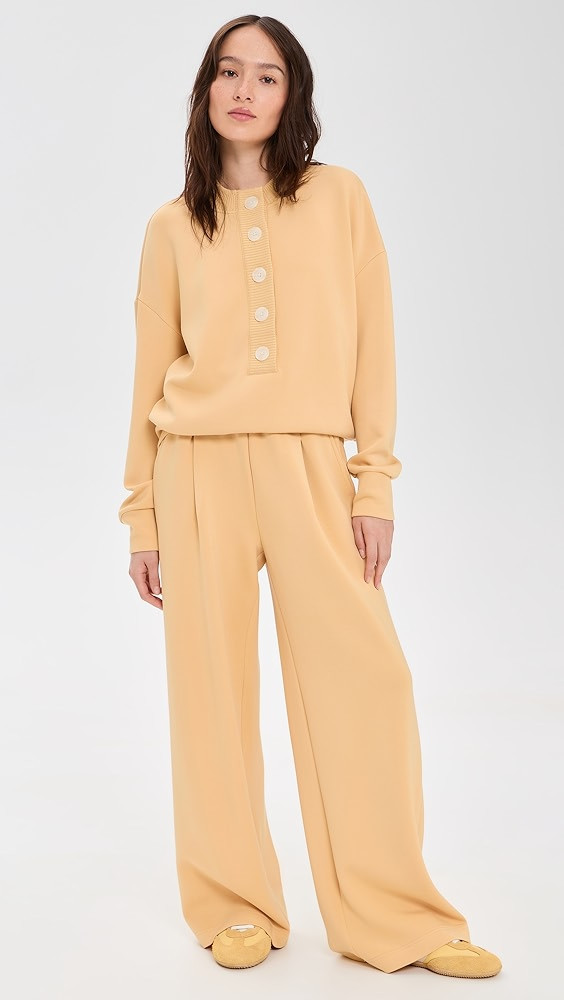 Reena Button Front Sweatshirt | Shopbop