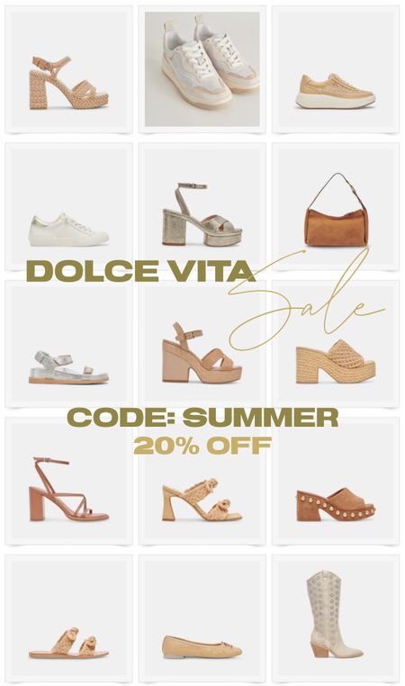 ✨ SHOP THE SALE ✨
Use code SUMMER for 20% off select Dolce Vita styles of all kinds! I picked up a few new pairs (a light raffia wedge sandal & gold ballet flat🫶🏽) Bring on all the summer months! 

#LTKShoeCrush #LTKFindsUnder100 #LTKStyleTip