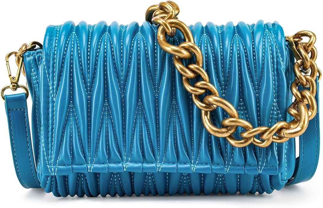 Montana West Quilted Handbags for Women Crossbody Bags Trendy Small Purses and Top Handle Handbag... | Amazon (US)