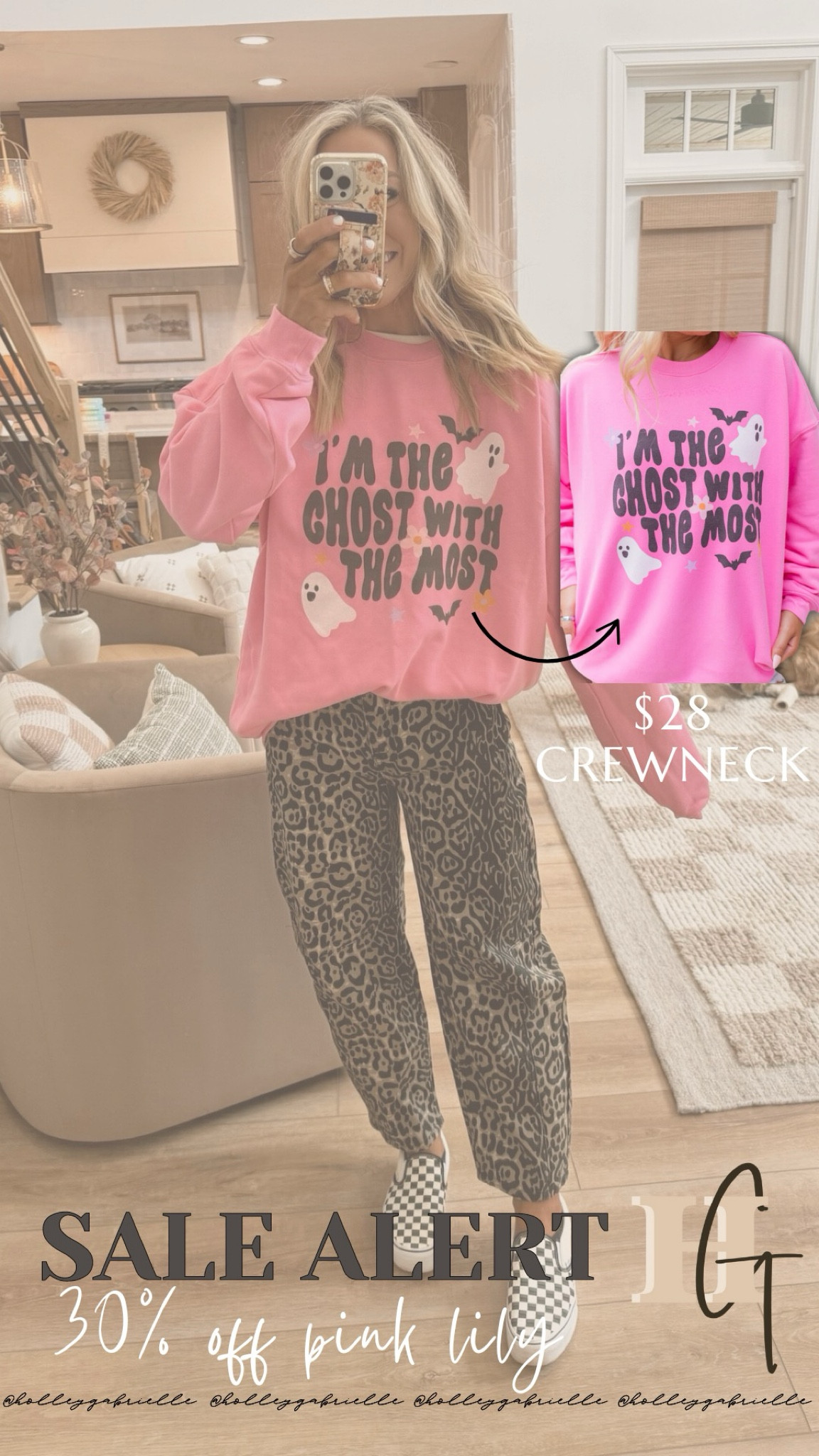 ‼️🔔 SALE ALERT!! $28 crewneck from Pink Lily!! spooky szn is here🙌🏼🎃🍂👻 LOVING these Pink Lily graphic crewnecks!🤎I like to do an XL for an oversized fit! 

Sale alert / sale / fall finds / Halloween fashion / fall fashion / casual graphic crewnecks / pink lily / Halloween graphic Crewneck / fall casual style / Holley Gabrielle

#LTKSeasonal #LTKFallSale #LTKHalloween