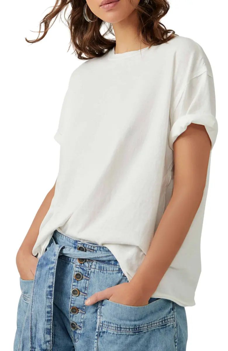 Nina Crewneck Cotton T-Shirt | Nordstrom