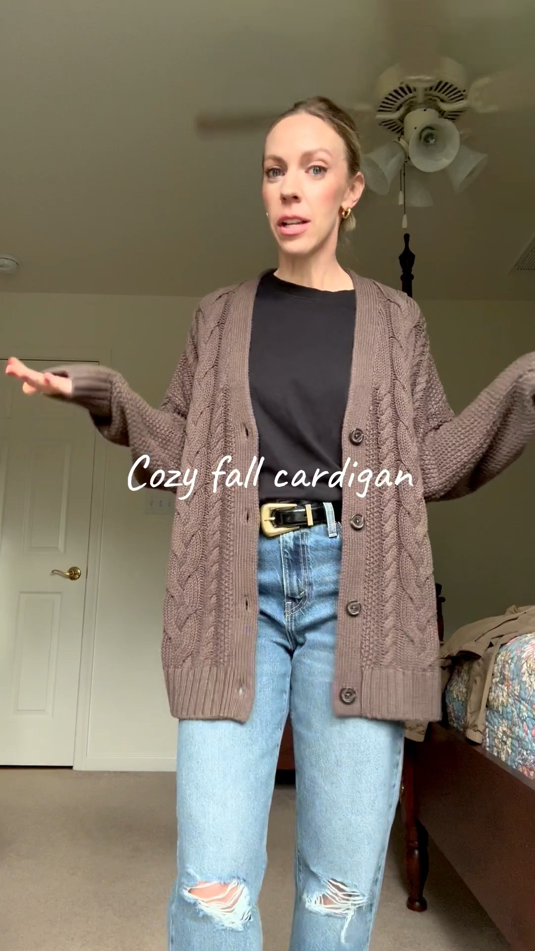 This cable knit cardigan is 100% cotton and perfect for early fall - under $80

#LTKSeasonal #LTKOver40 #LTKSaleAlert
