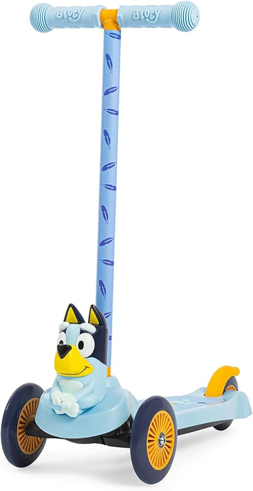 Character Scooter for Kids Ages 3-5 - Extra Wide Deck & Foot Activated Brake, 3 Wheeled Self Bala... | Amazon (US)