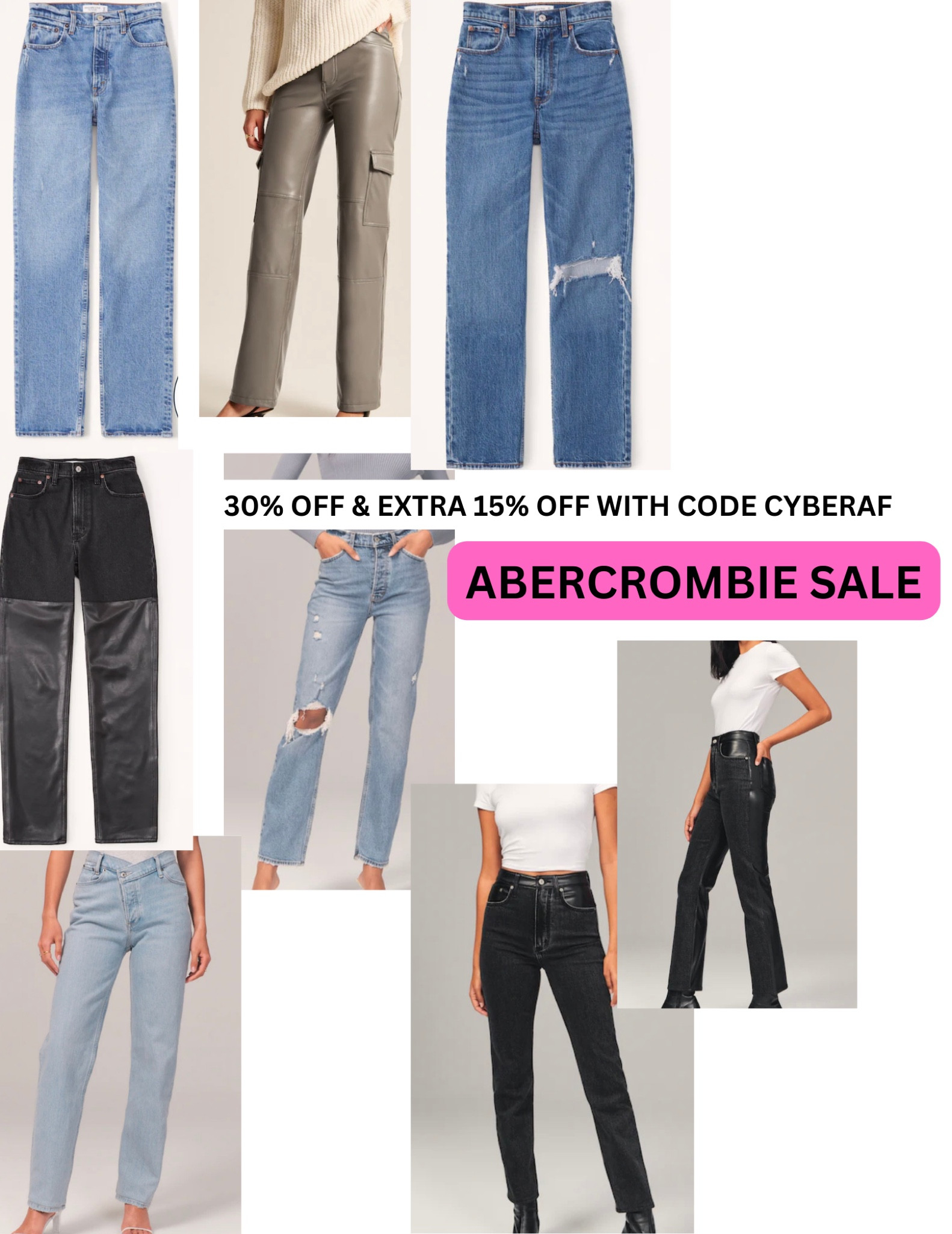 Abercrombie sale on jeans #blackfriday

#LTKSeasonal #LTKCyberweek #LTKGiftGuide