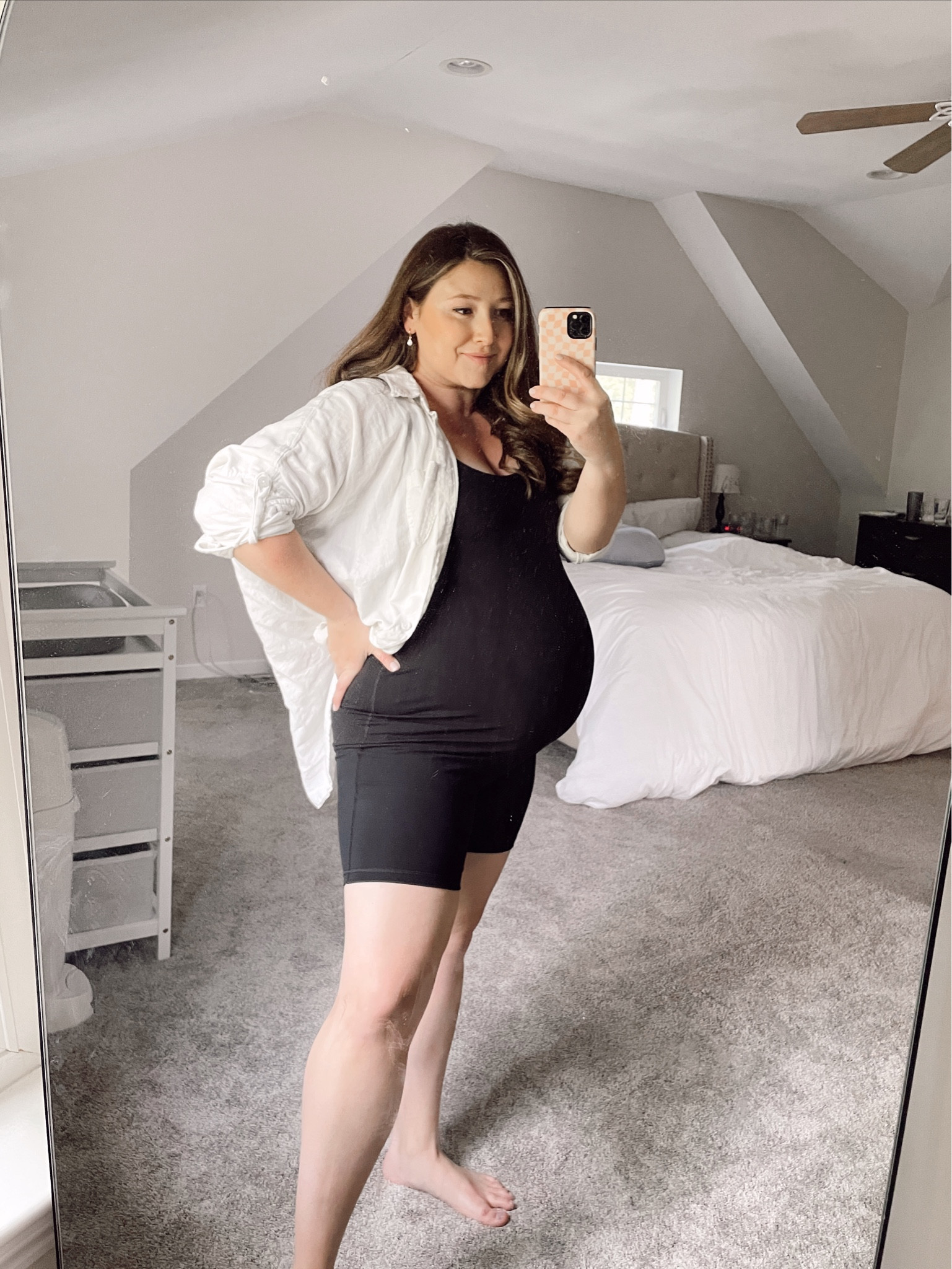 Maternity Outfit! This was my favorite 
outfit I wore in 2023 while pregnant! So comfy and cute. 

#LTKbump #LTKfindsunder50 #LTKstyletip