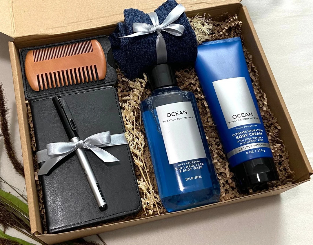 Mens Gift Box, Gift Basket for Guy, Birthday Box for Him - Etsy | Etsy (US)