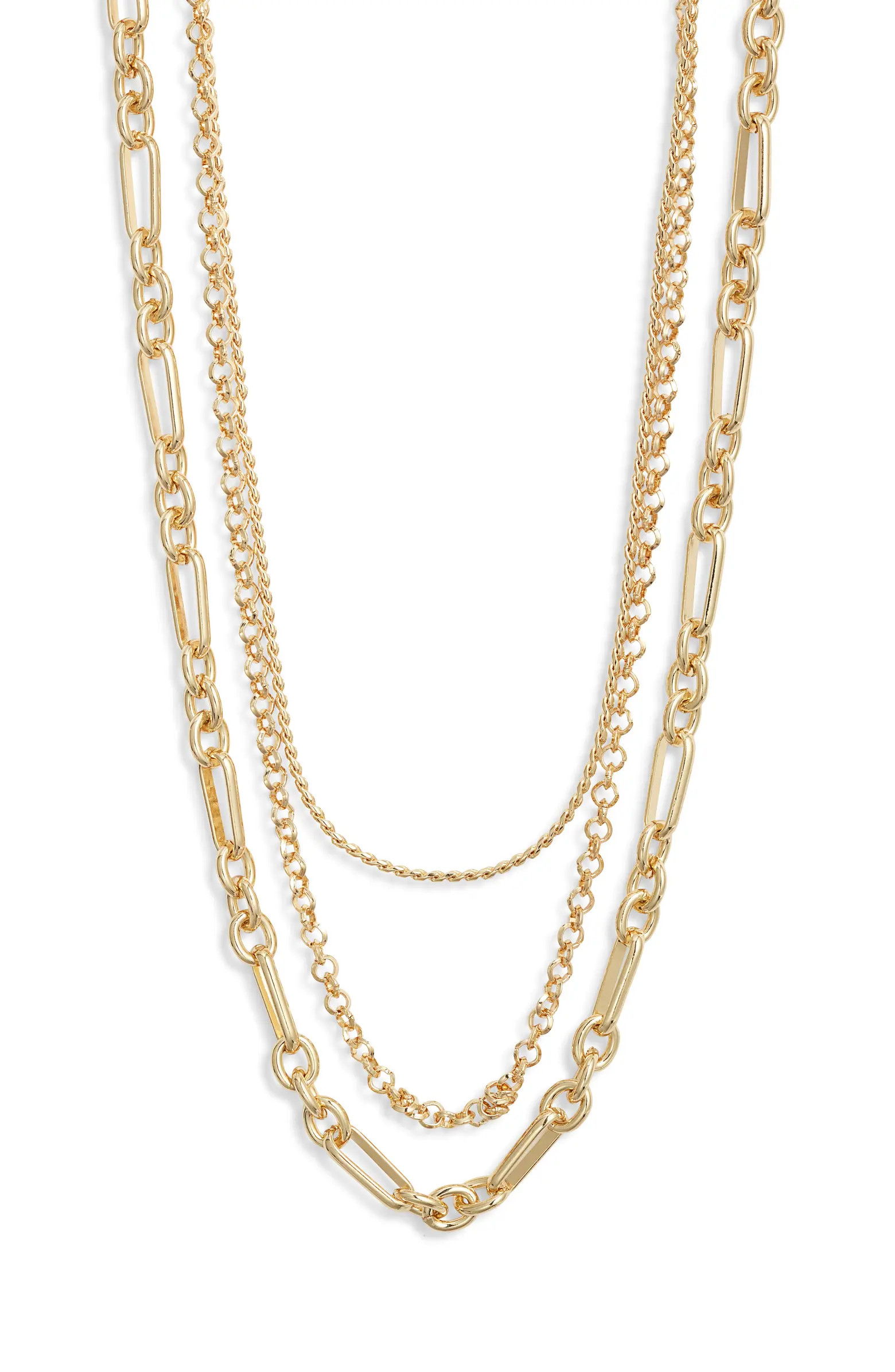 Set of 2 Layered Chain Necklaces | Nordstrom