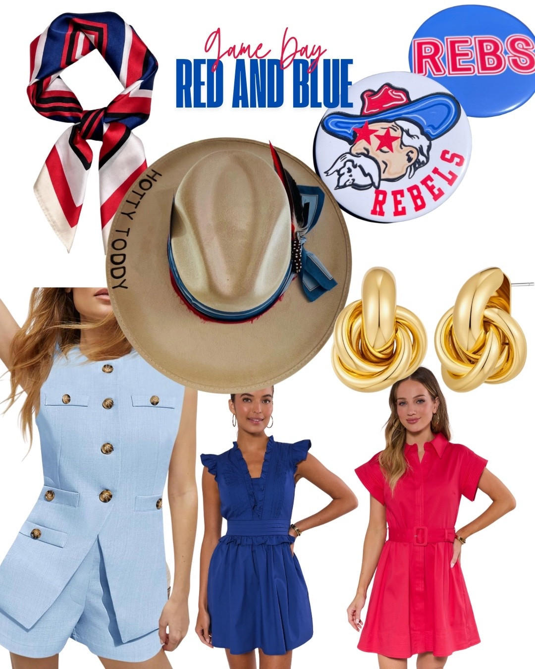 Red and Blue Game Day OOTD

ole miss game day 
SMU game day
Tailgate ootd 
Football ootd

#LTKootd
