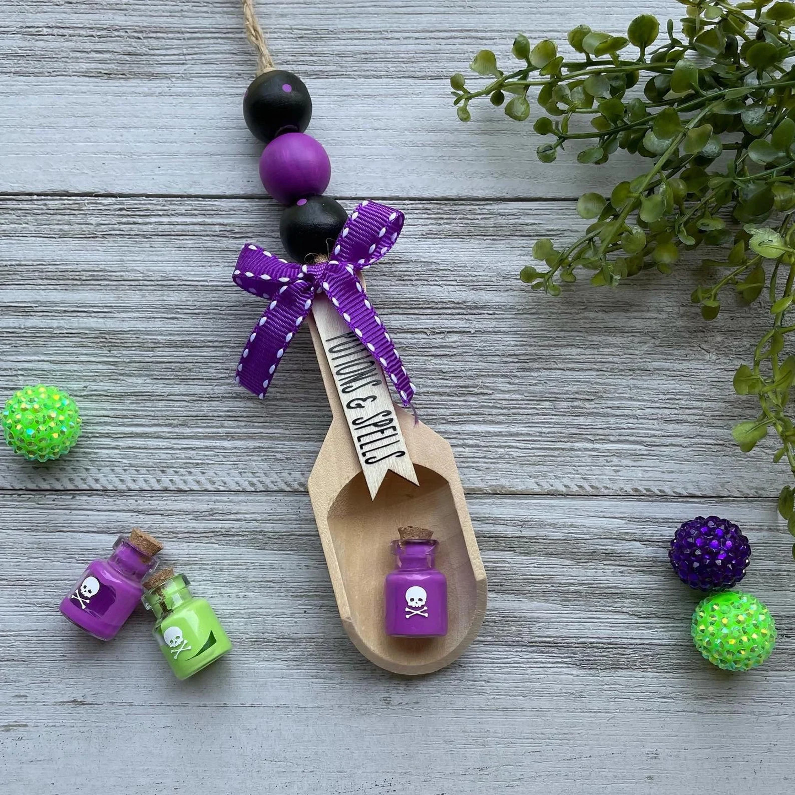 Halloween Garland, Halloween Scoop Garland, Canister Scoop, Halloween Decor, Farmhouse Garland, W... | Etsy (US)