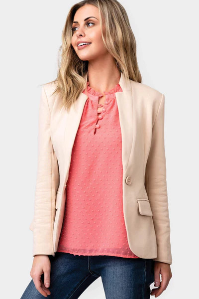 Notch Collar Blazer | Gibsonlook
