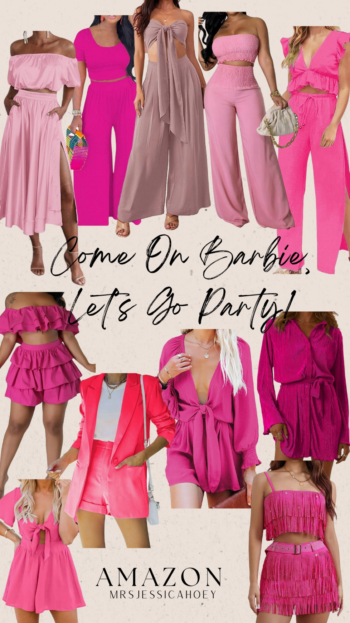 Barbie. Barbie outfit. Romper. Women’s 2 piece outfit set. Jumpsuit. Maxi dress. Summer dress. Cocktails dress. Pink dresses. Pink outfits. Pink dress.

#LTKFind #LTKunder50 #LTKstyletip