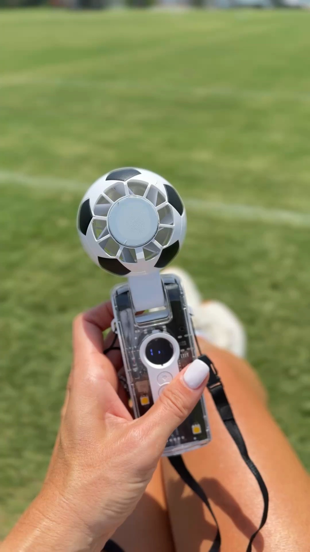 Soccer moms, trust me on this one. 🥵⚽️
It was HOT HOT at the fields in Florida today, and this little soccer ball fan honestly saved me. It's rechargeable, has 5 speeds, an ice-cooling plate that feels amazing on your neck and wrists, and the battery lasted all day long. It even comes with a lanyard so you can wear it hands-free while cheering from the sidelines.
The best part? It's currently 30% off and under $12! 🙌 If you've got soccer tournaments, swim meets, baseball games, or any hot summer sidelines ahead, this one's a keeper.

#LTKmomlife #LTKActive #LTKSaleAlert