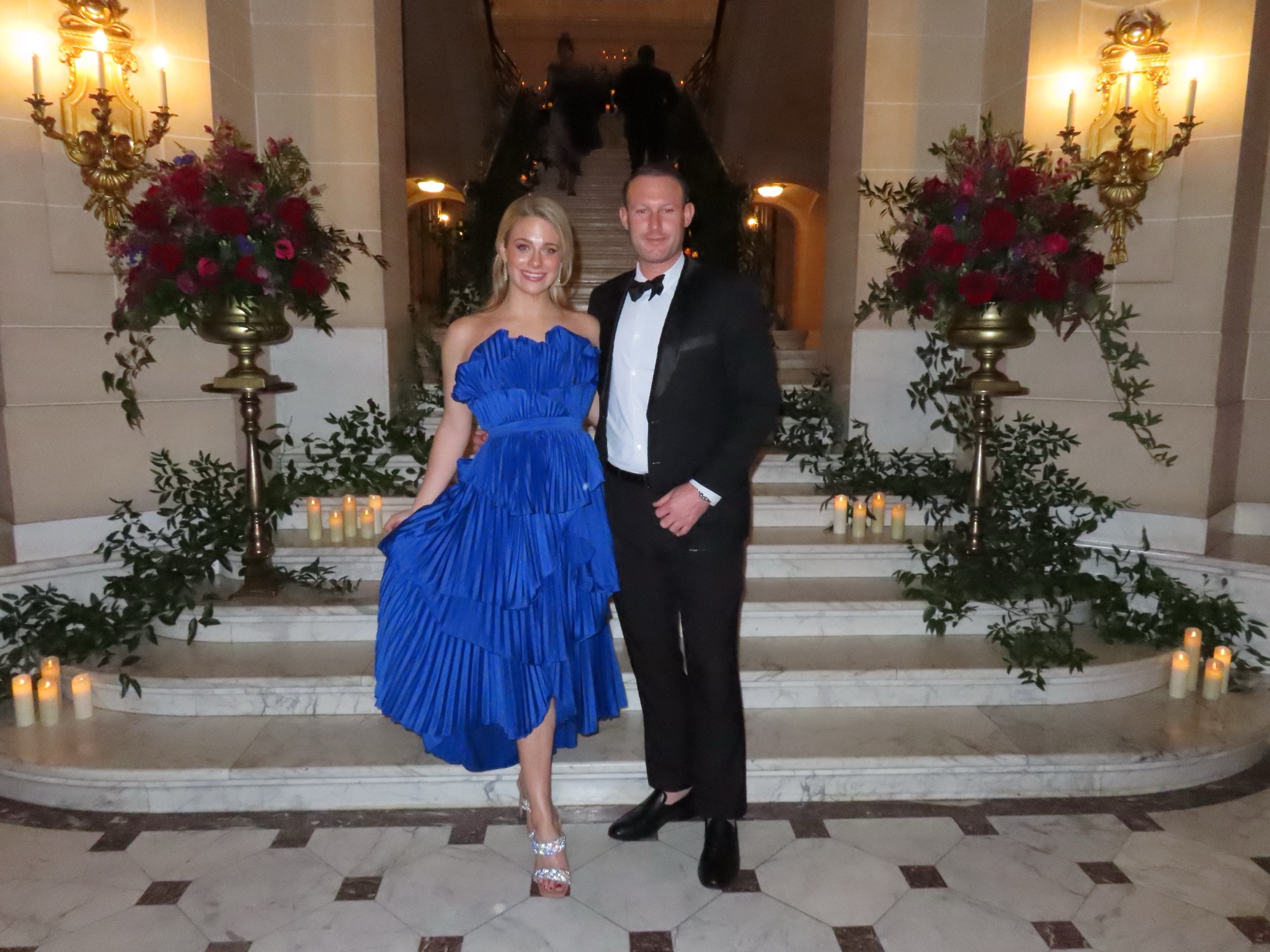 The most stunning wedding guest dress for this black tie winter wedding, I ADORE royal blue gowns and this one made me feel like a princess 

#LTKStyleTip #LTKWedding #LTKTravel