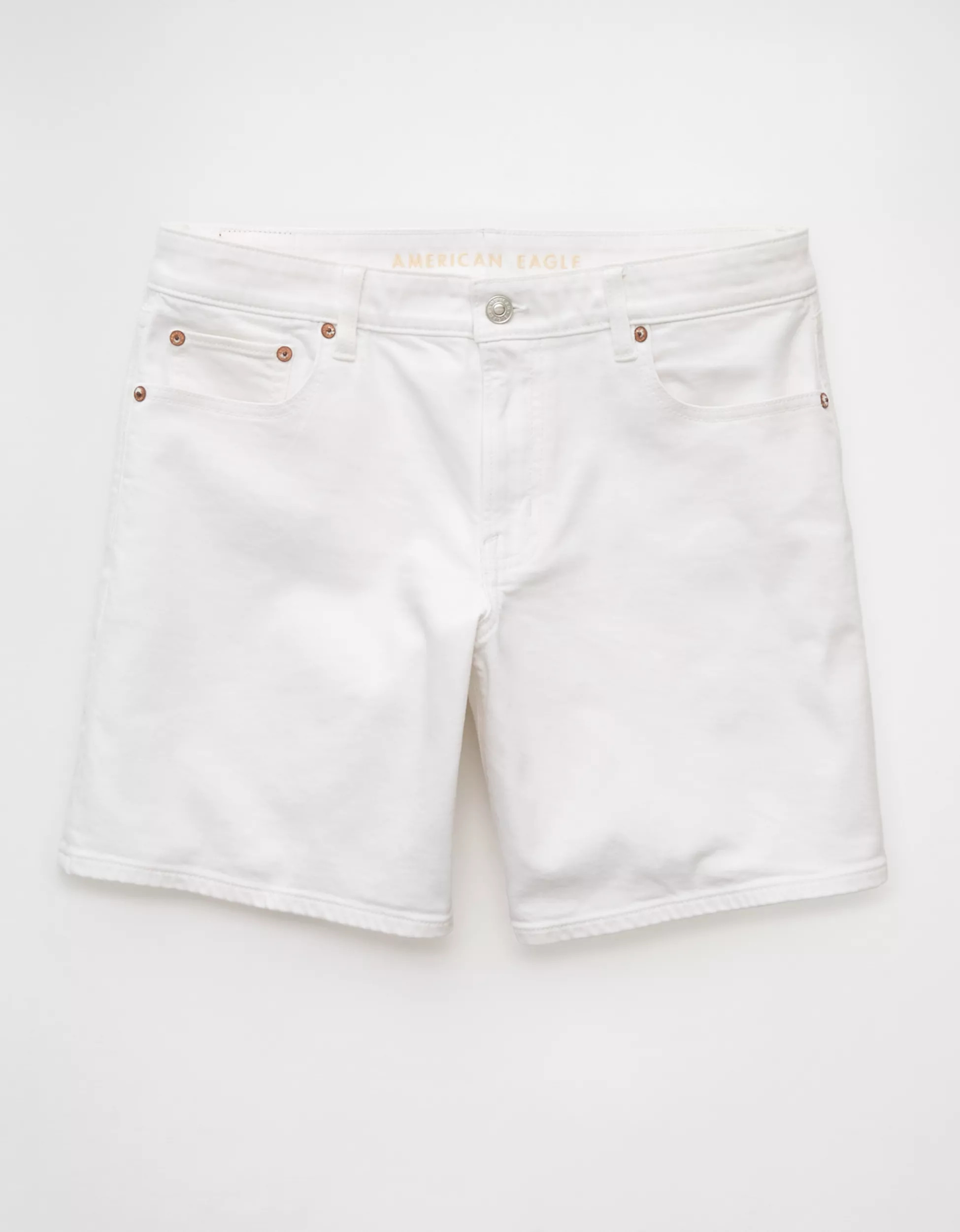 AE 8" Dreamy Drape Stretch Low-Rise Baggy Jort | American Eagle Outfitters (US & CA)