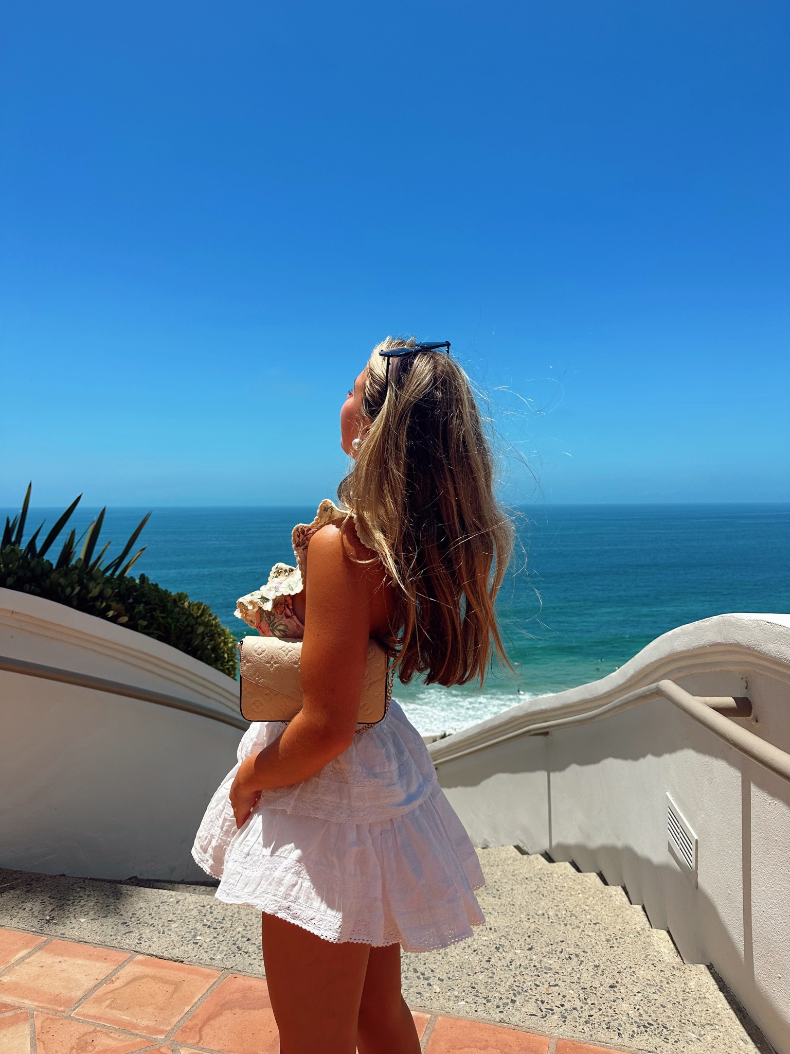 Southern California vacation outfit 🌴 so obsessed with this look. Chic vacation look | chic vacation outfit | Zimmerman swimsuit | LoveShackFancy skirt | LoveShackFancy outfit inspo | zimmermann summer outfit inspo | zimmermann summer outfit | chic outfit inspo | California ootd | ritz Carlton outfit inspo 

#LTKSeasonal #LTKTravel #LTKStyleTip