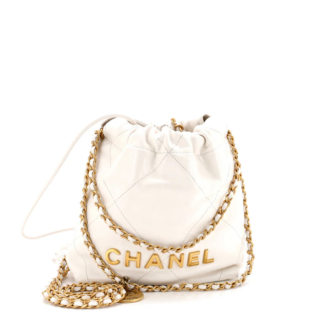 22 Chain Hobo Quilted Calfskin Mini | Rebag