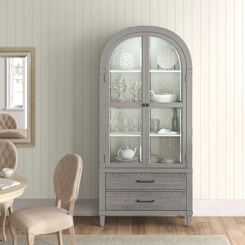 Zaiden Lighted China Cabinet | Wayfair North America