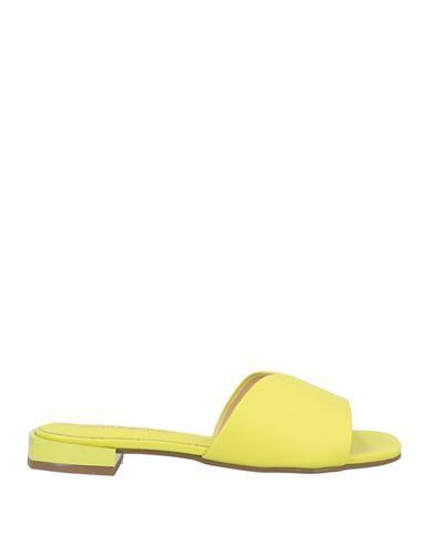 Miss Unique Woman Sandals Lime green Size 6 Leather | YOOX (US)
