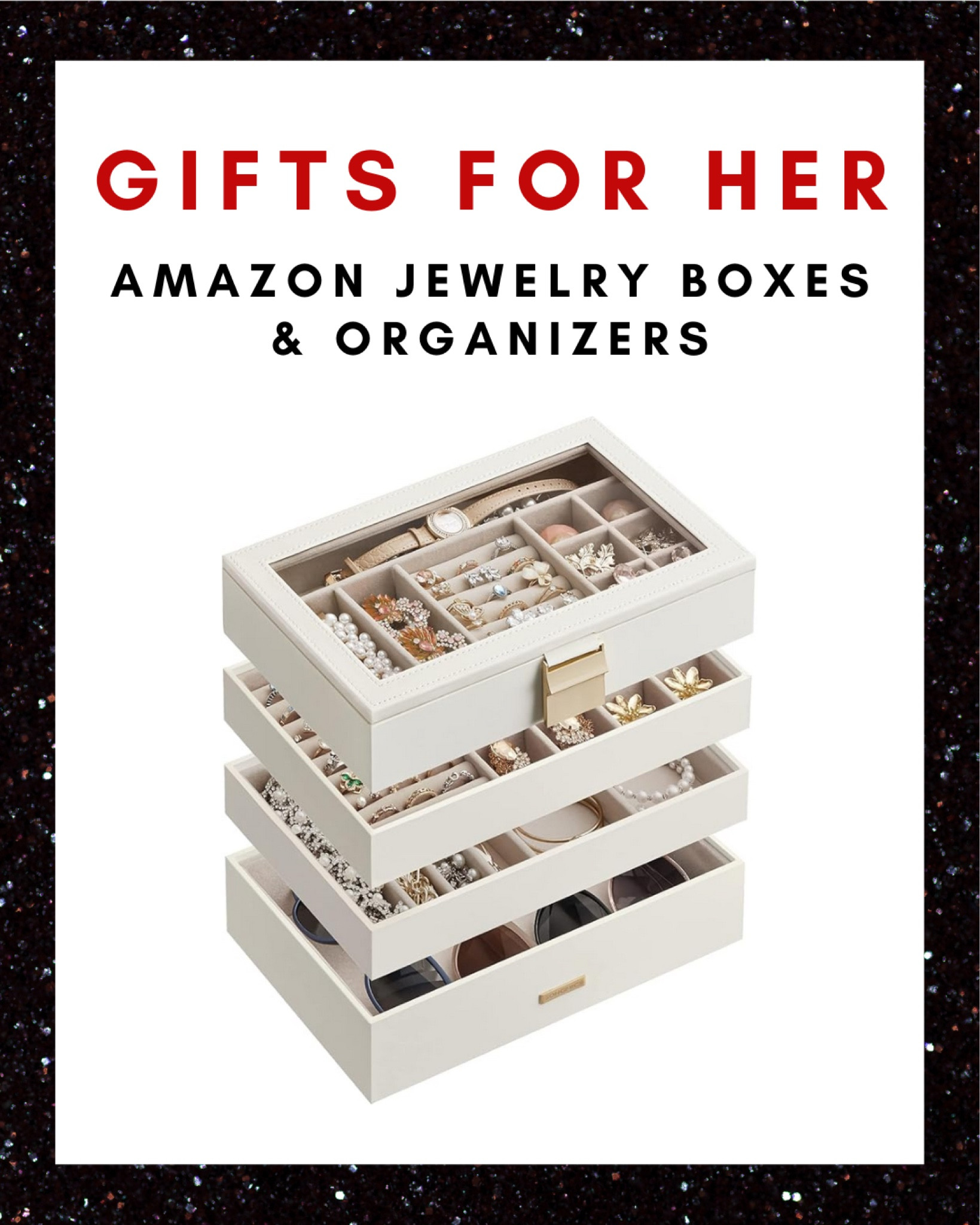 Find the perfect gift for her with these Amazon jewelry boxes and organizers. They’re stylish yet practical gifts, the perfect combo.

Amazon gifts
Gift guide for her
Gifts for herr

#LTKSeasonal #LTKGiftGuide #LTKHoliday