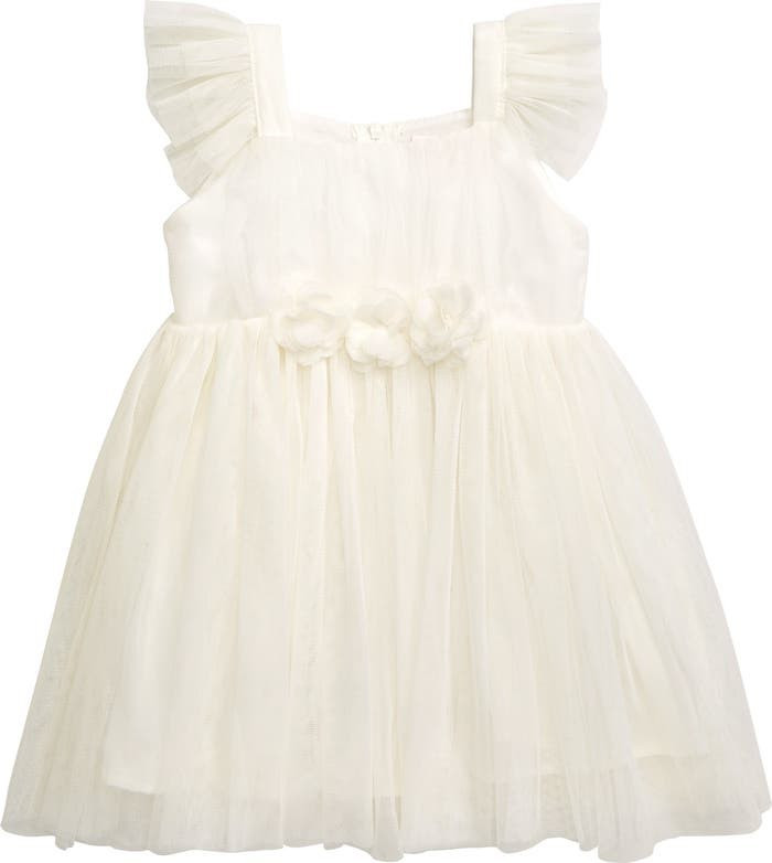 Flutter Sleeve Tulle Dress | Nordstrom