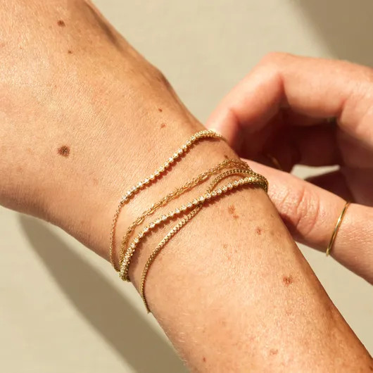 One O'Clock Demi Tennis Bracelet | Catbird