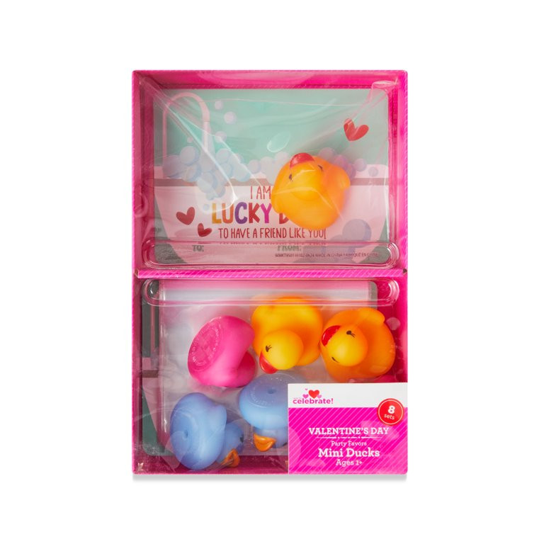 Valentine's Day Mini Duck Party Favors, 8 Count, by Way To Celebrate | Walmart (US)