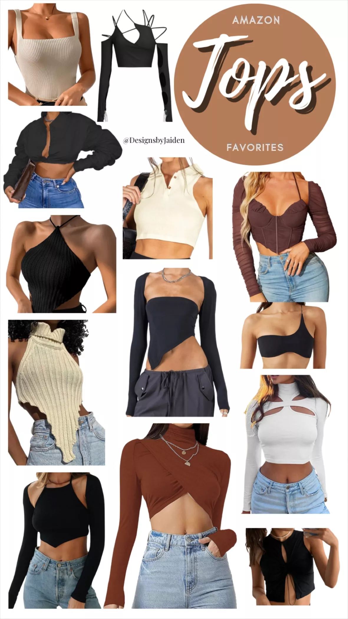 Jemer Polo Crop Tops for Women … curated on LTK