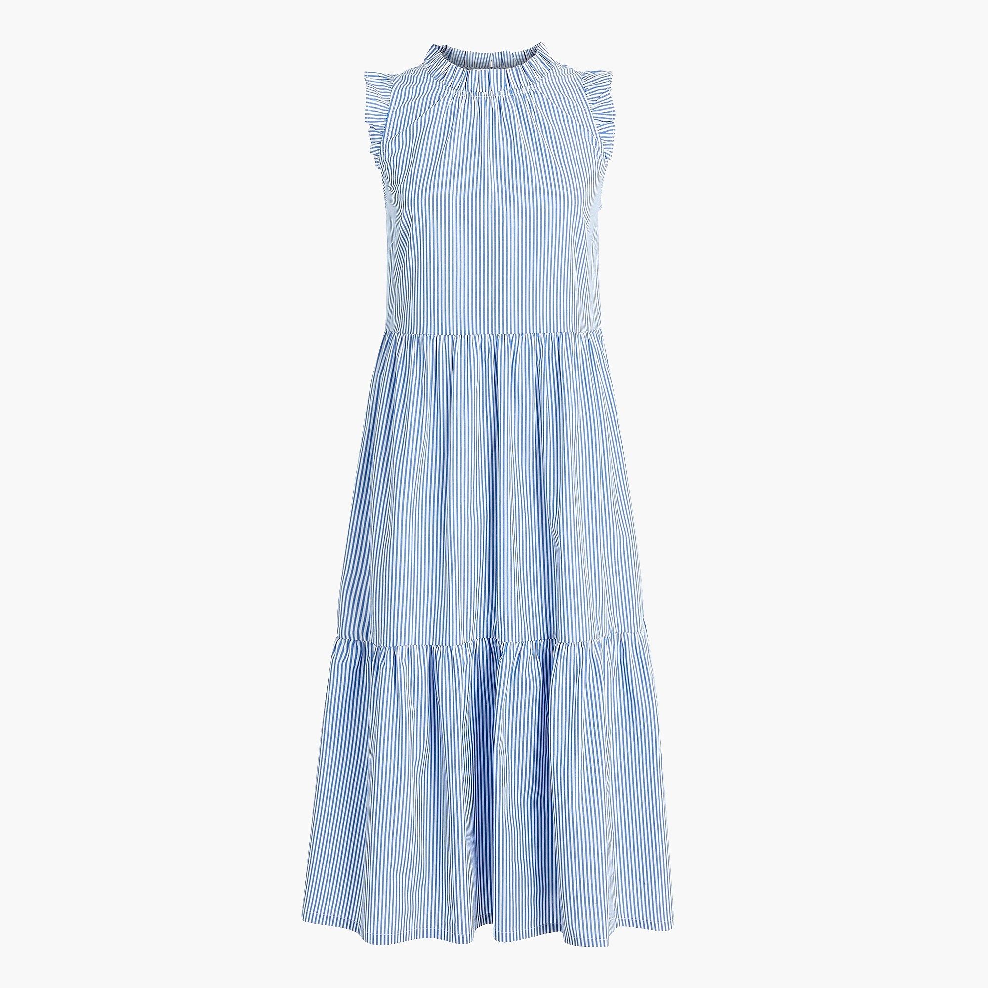 Tiered ruffle midi dress | J.Crew Factory