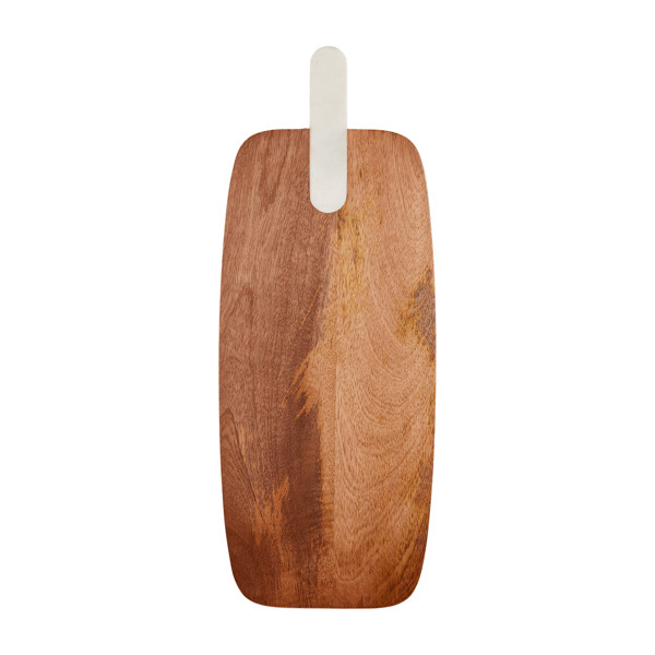 Wood Board With Marble Handle | Mud Pie