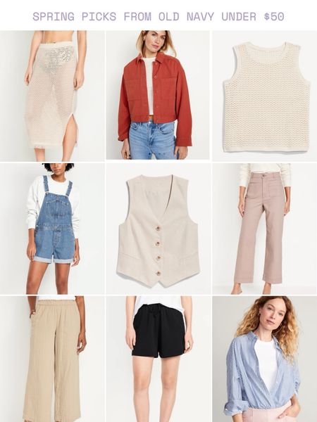 Favorite spring picks from old navy! Almost everything is on sale right now 