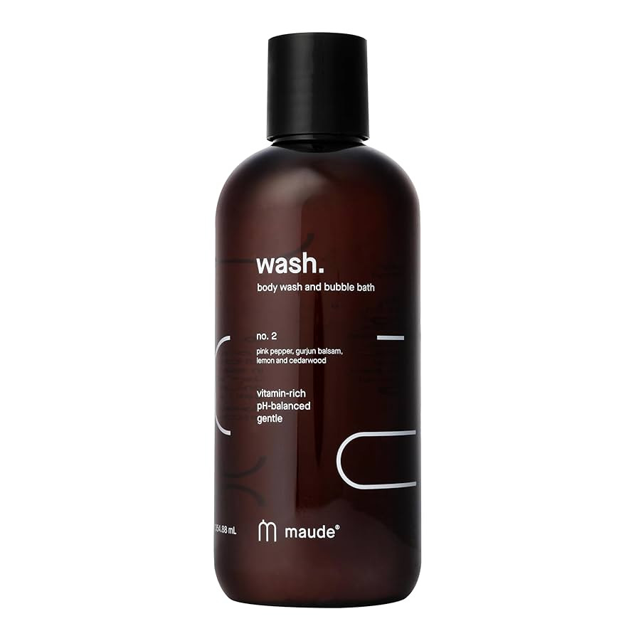 Maude Wash No. 2 - pH Balanced Moisturizing Body Wash & Bubble Bath - With Vitamin C & E for Whol... | Amazon (US)