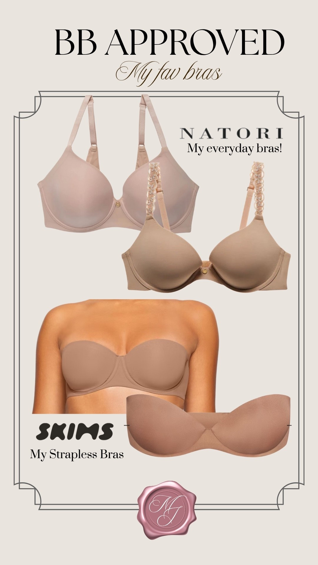 For my BB girls! These are my favorite bras. I’m a 34 DD 🫶🏼