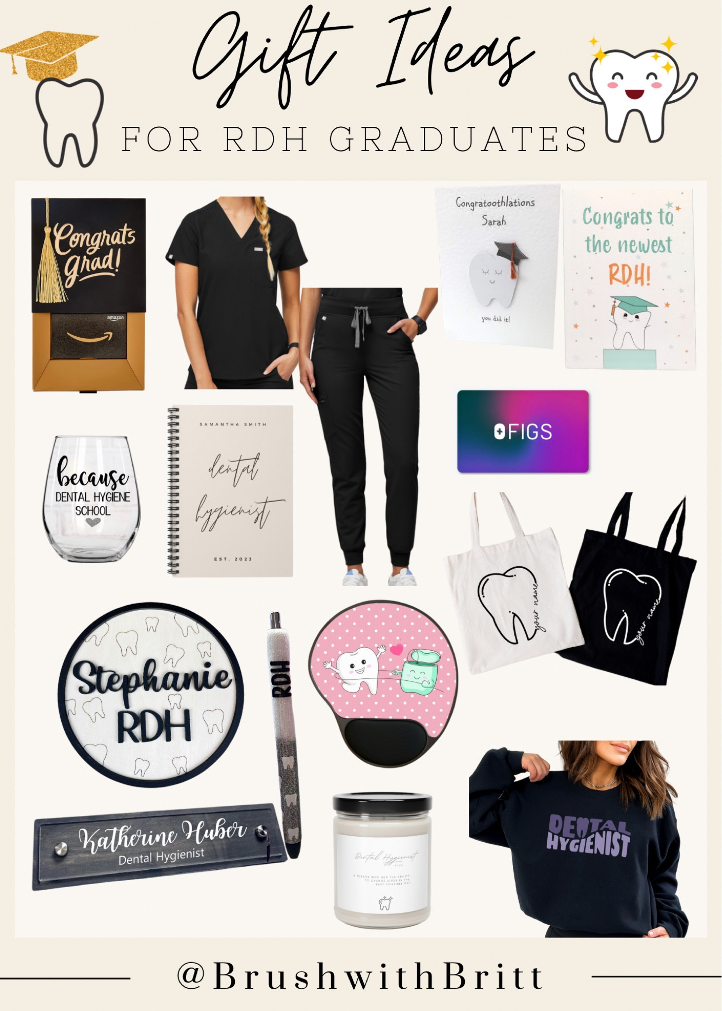 Gift ideas for Registered Dental Hygienist graduates! 🎓🦷 | graduation gift ideas, dental, dental hygienist, Etsy finds, Amazon finds. 

#LTKSeasonal #LTKU #LTKunder100