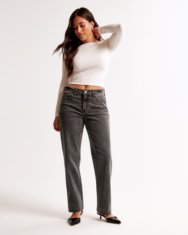 High Rise 90s Relaxed Jean | Abercrombie & Fitch (US)