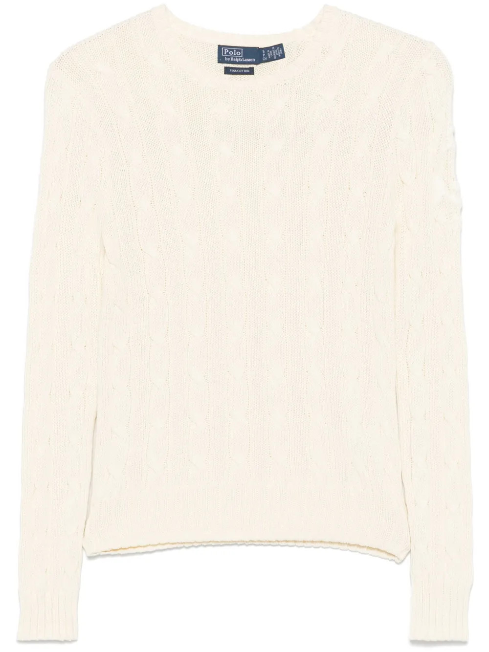 Polo Ralph Lauren cable-knit sweater - White | Farfetch Global