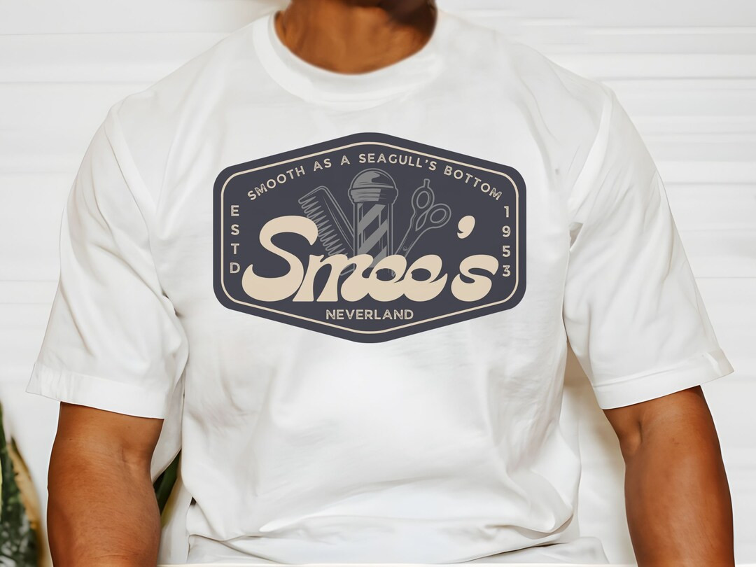 Smee's Barber Shop, Bella Canvas Short Sleeve T-shirt, Subtle Disney Family Shirts, Disneyland Ts... | Etsy (US)