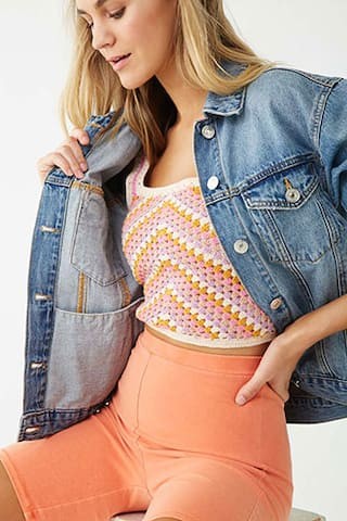Button-Front Denim Jacket | Forever 21 (US)