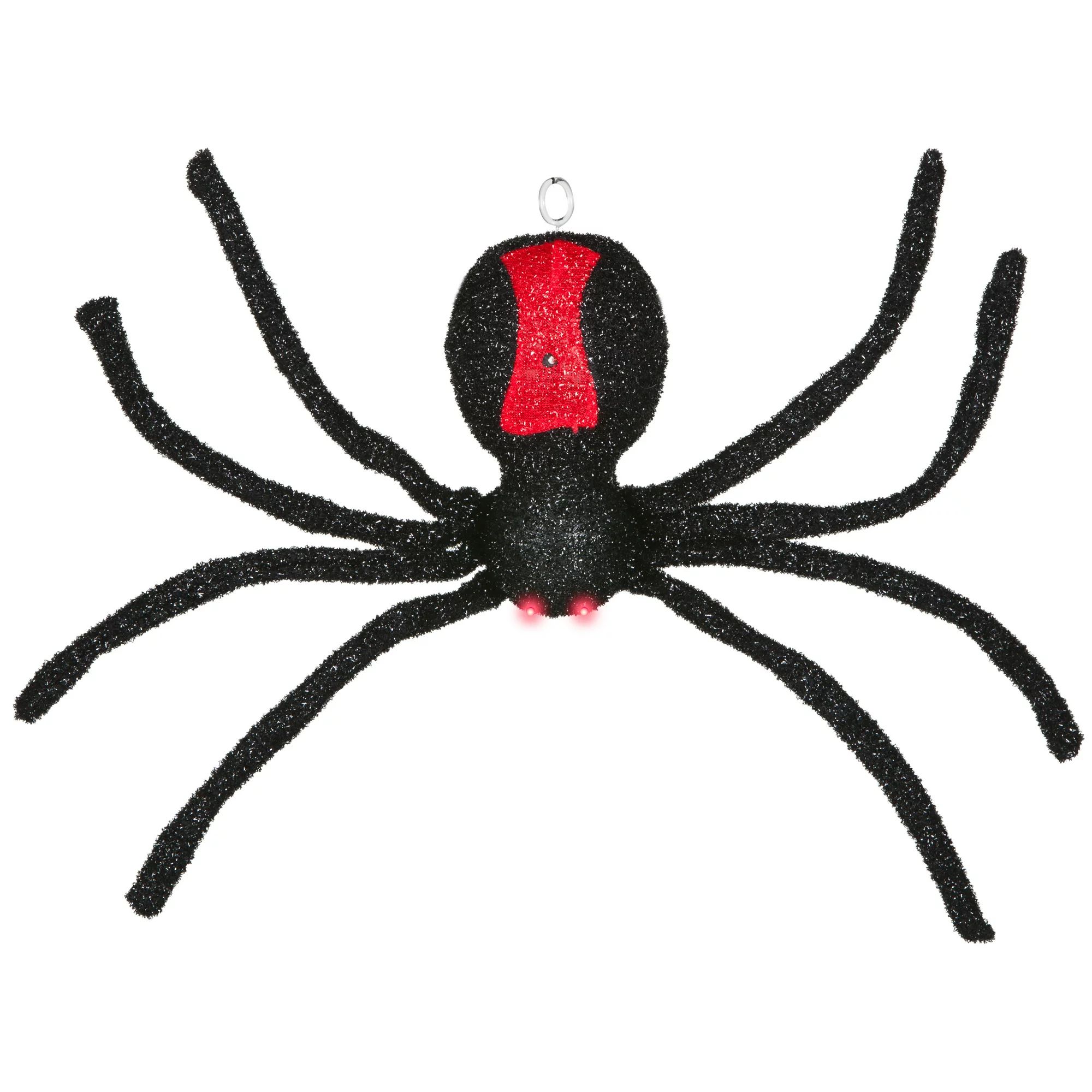 Halloween Animated Dropping Black Widow Spider, 24 in, by Way To Celebrate | Walmart (US)
