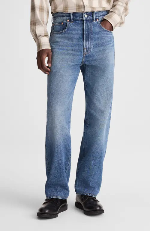 Madewell The 1991 Loose Straight Leg Jeans in Talcott Wash at Nordstrom, Size 38 X 32 | Nordstrom