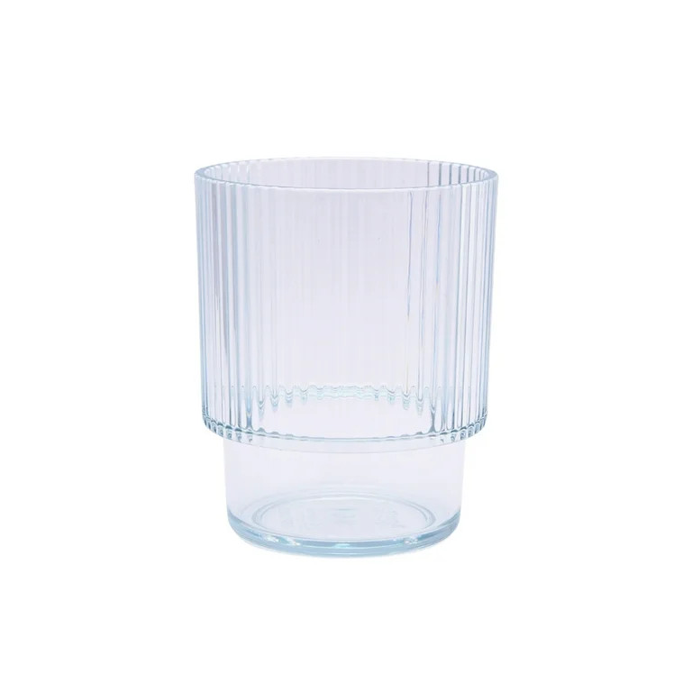 Better Homes & Gardens 14-Ounce Plastic Ribbed Tumbler, Sage - Walmart.com | Walmart (US)