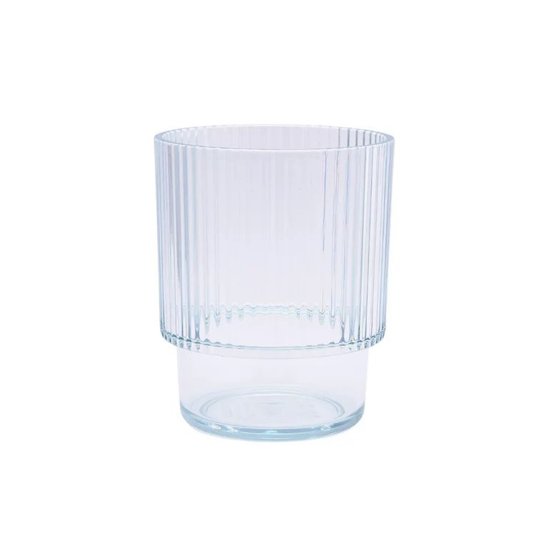 Better Homes & Gardens 14-Ounce Plastic Ribbed Tumbler, Sage | Walmart (US)