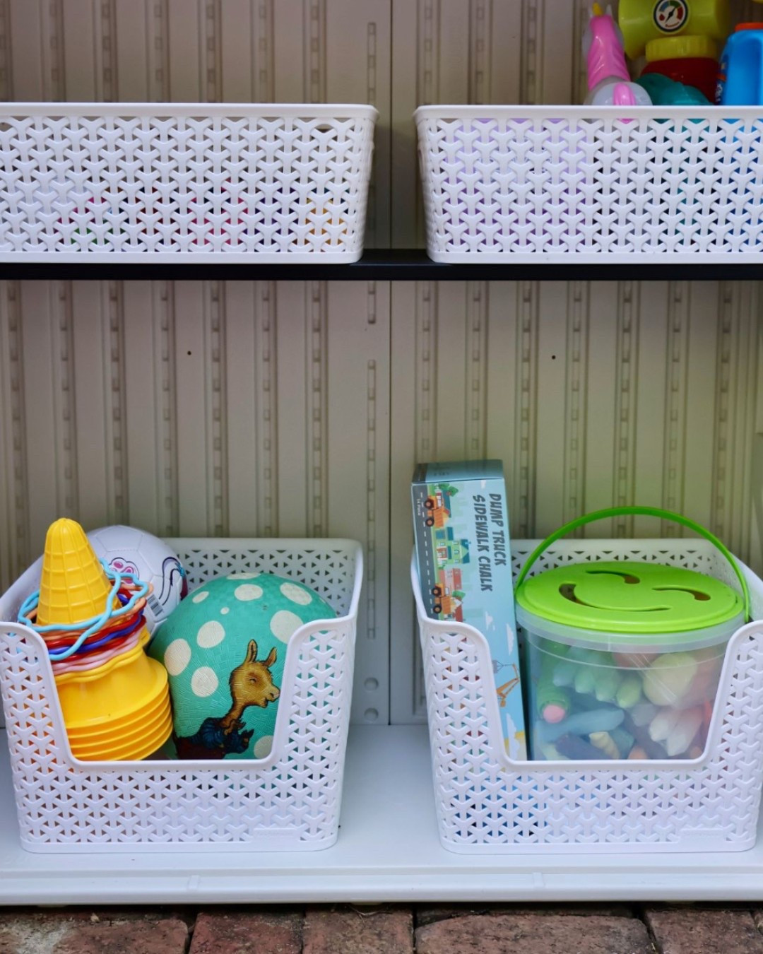 Organize those outdoor toys with these easy storage solution and bins. 

#LTKKids #LTKHome #LTKFamily