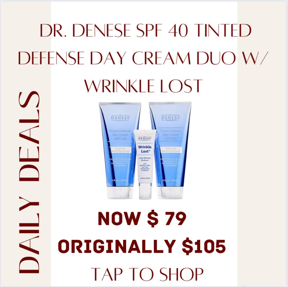 Dr.denese day cream, sale, qvc sale, beauty, skincare, sabic platform, wrinkle cream

#LTKunder100 #LTKsalealert #LTKbeauty