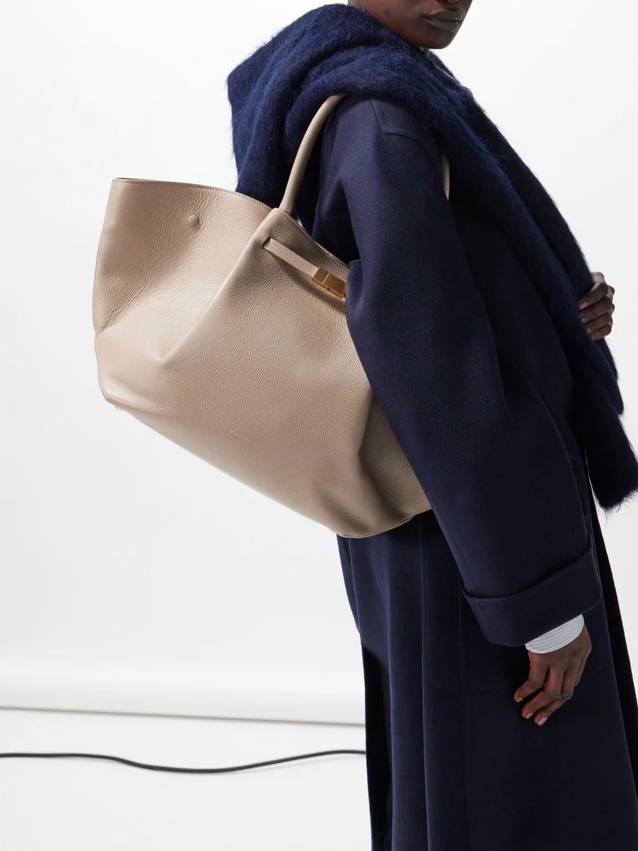 New York grained-leather tote bag | DeMellier | Matches (US)