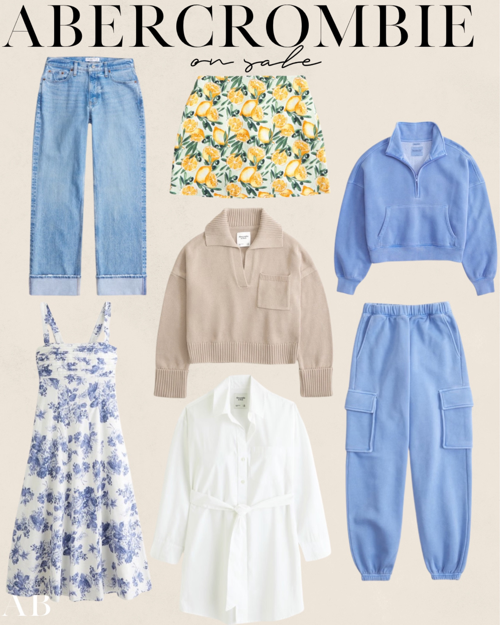 Abercrombie finds on major sale code AFBELBEL 

#LTKFindsUnder50 #LTKFindsUnder100 #LTKxAF
