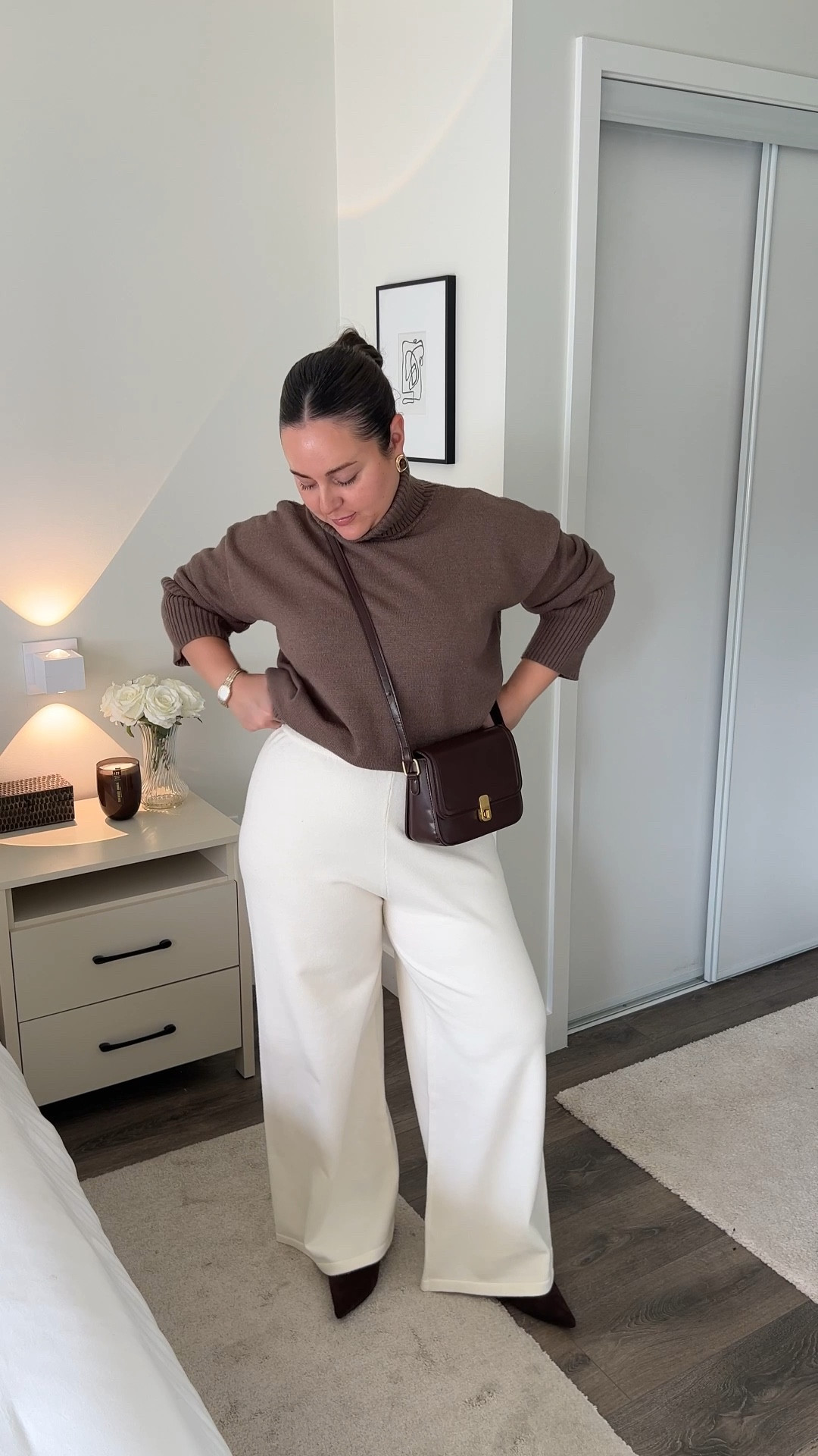 Comfy Fall Outfit 🤎 #fallfashion #falloutfits 

#LTKFindsUnder50 #LTKSeasonal