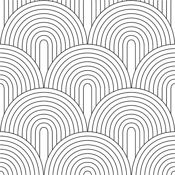 HaokHome 96033 Peel and Stick Wallpaper Abstract Rainbow Black/White Removable contactpaper for H... | Amazon (US)