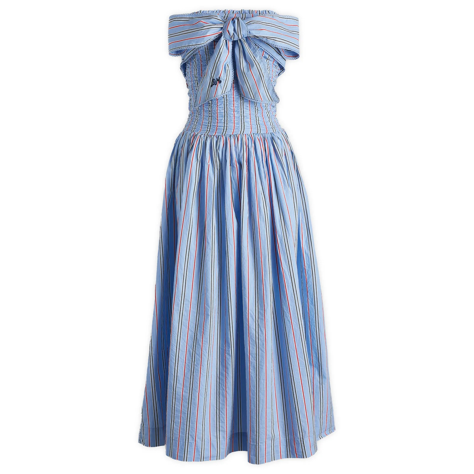 Damson Madder Women's Mia Midi Dress in Blue, Size UK 6 | END. Clothing