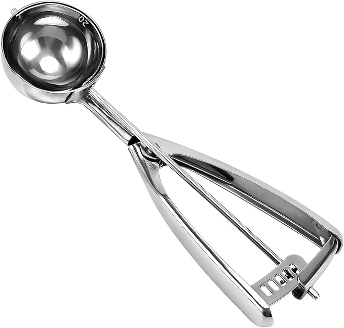 Large Cookie Scoop. 3 Tbsp Cookie Scoops for Baking, Cookie Dough Scoop, Cupcake Scoops, 2 3/32 i... | Amazon (US)