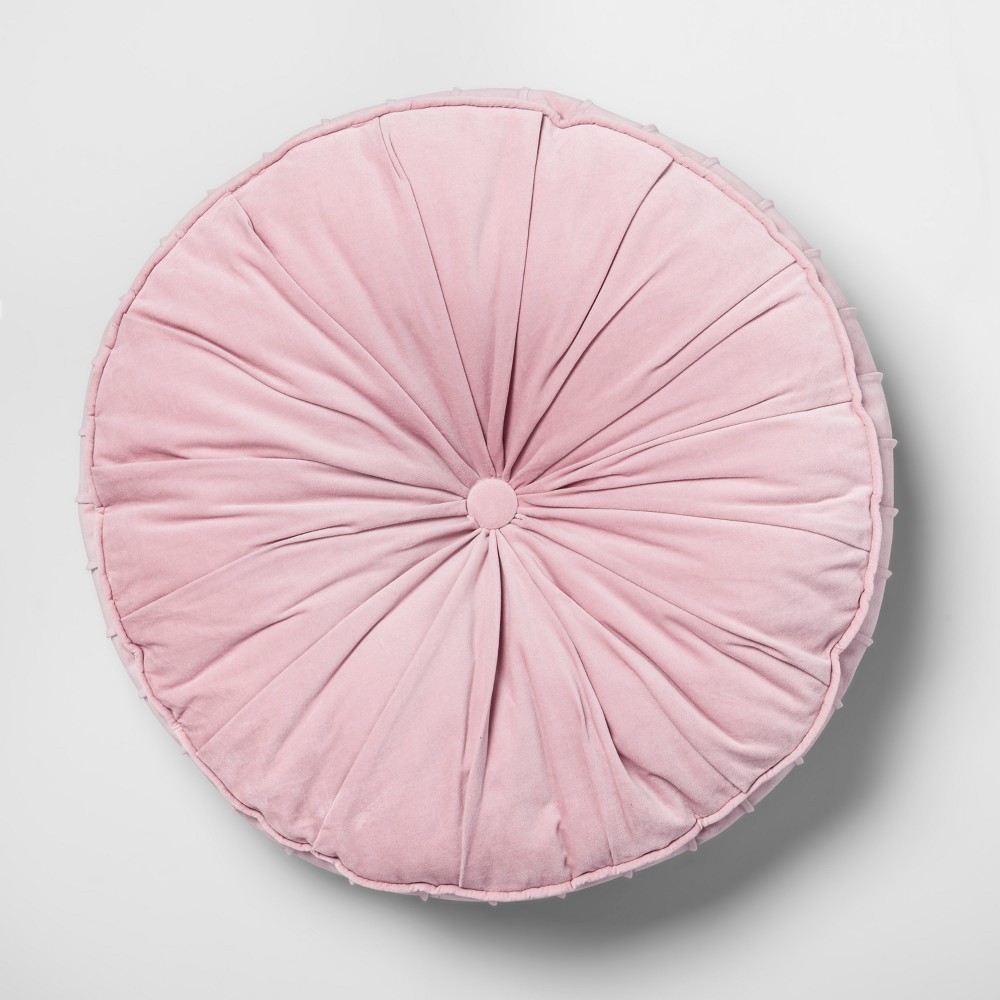 Floor Pillow Round Velvet Pink - Opalhouse | Target
